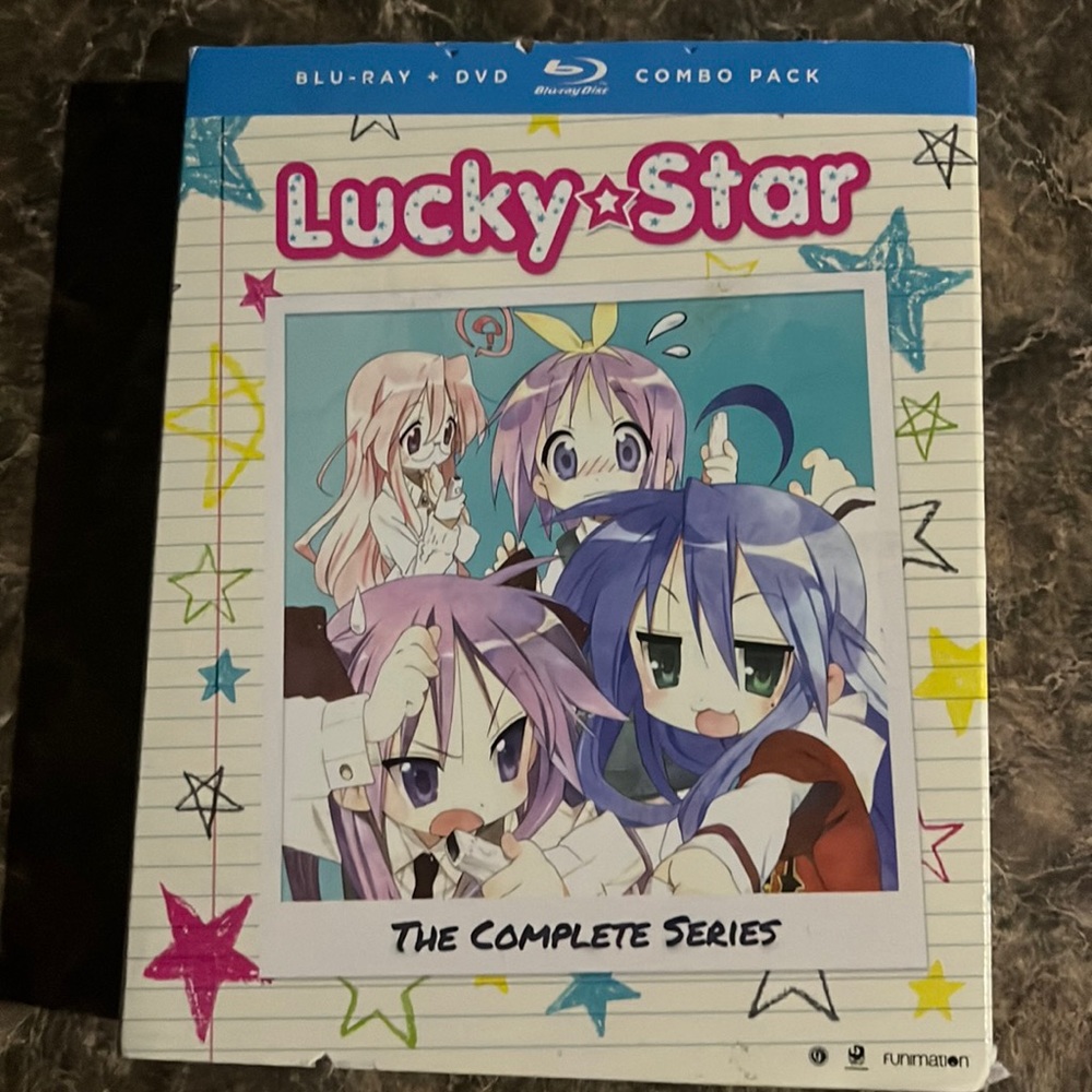 The complete series for Lucky Star on blu ray